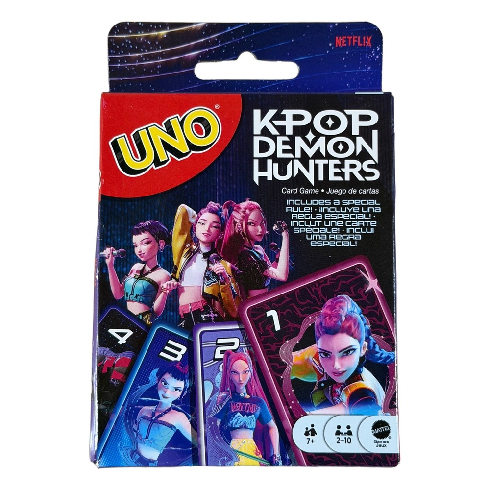 Mattel UNO K-Pop Demon Hunters Netflix Card Game Special Edition HXV01